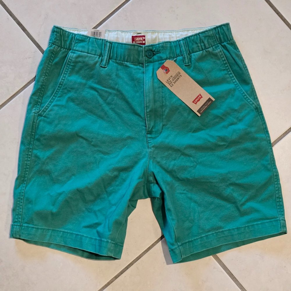 Levi's Mens XX Chino EZ Shorts, Medium, Green - Brand New!